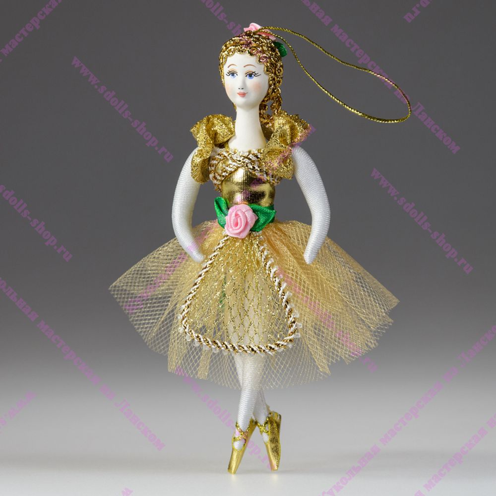 Ёлочная игрушка балерина Пастушка