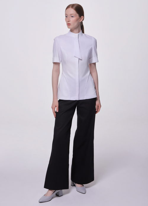 Медицинская туника с галстуком