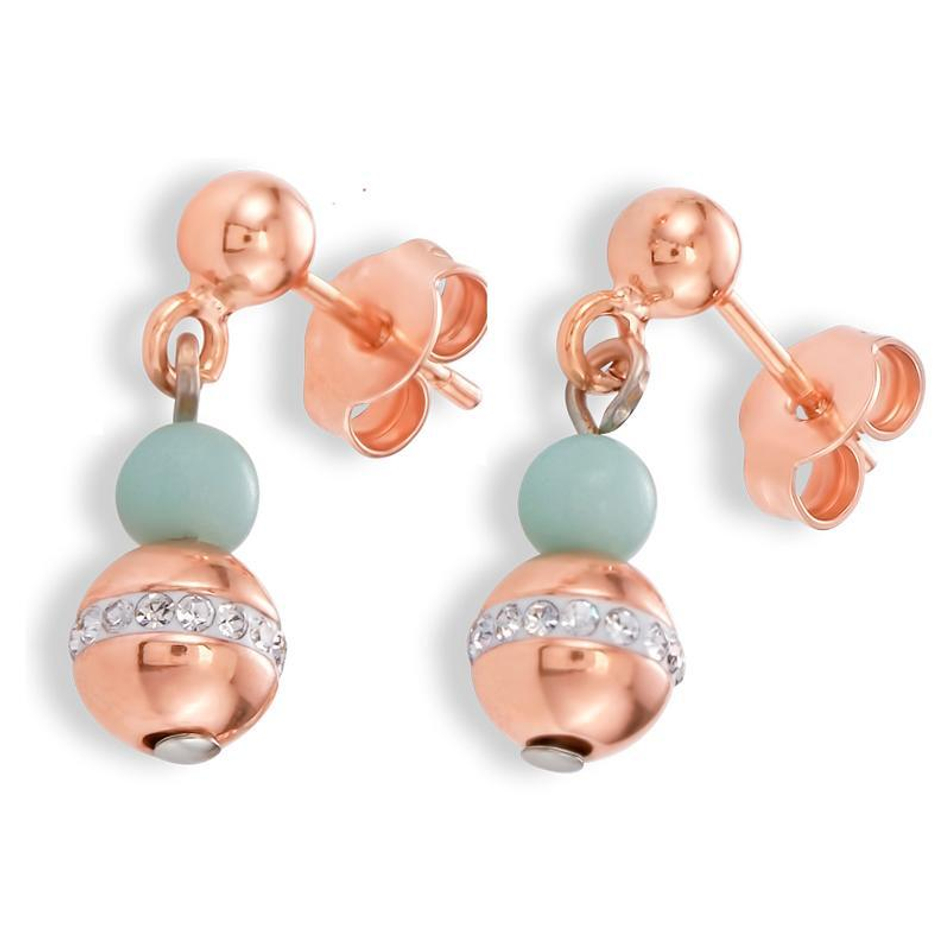 Серьги Coeur de Lion Mint Green 4992/21-0522 цвет зеленый