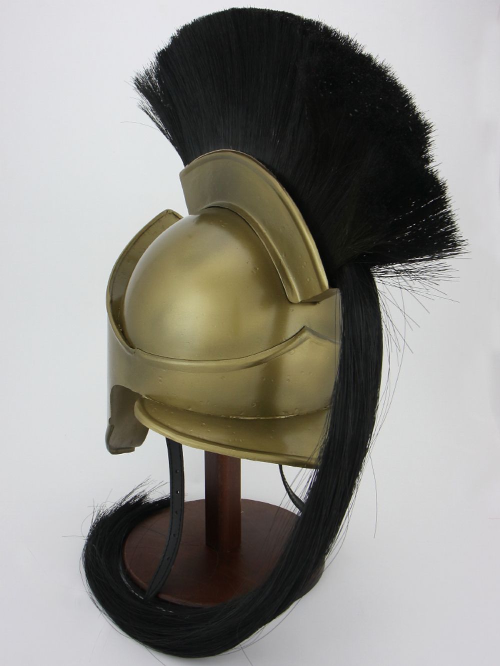 Nautical Шлем Спартанский Царь Леонид с черным плюмажем