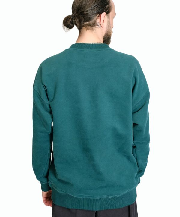 Толстовка Milk темно-зеленая - фото 3