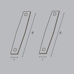 Коннектор прямой для шинопровода, 2шт Maytoni Levity TRA184C-12S