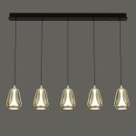 Подвесной светильник MD24001011-5B brass/champagne