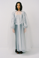 Silver crystal cape