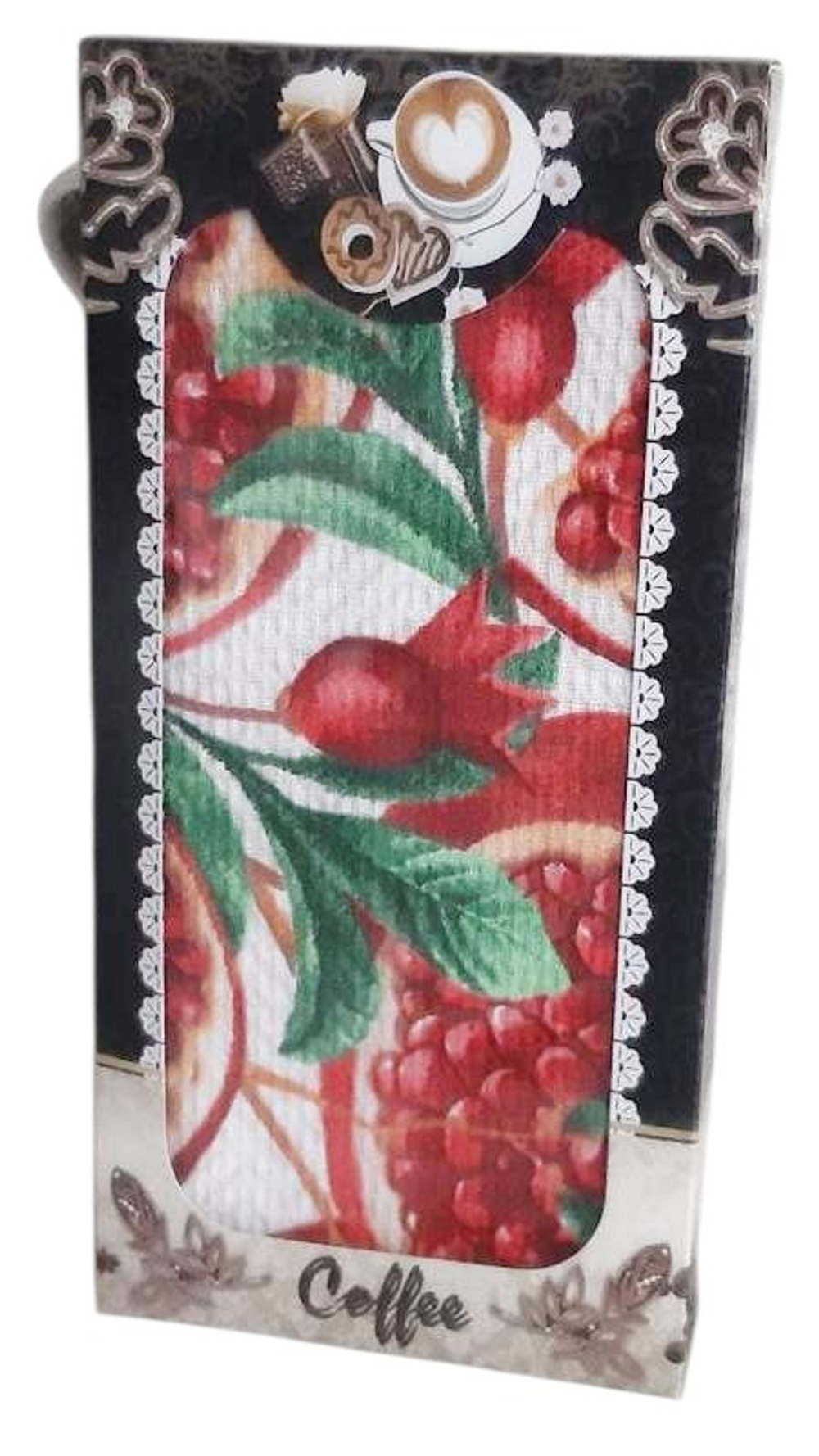 Полотенце вафельное в подарочной упаковке, 100% хлопок, Россия.