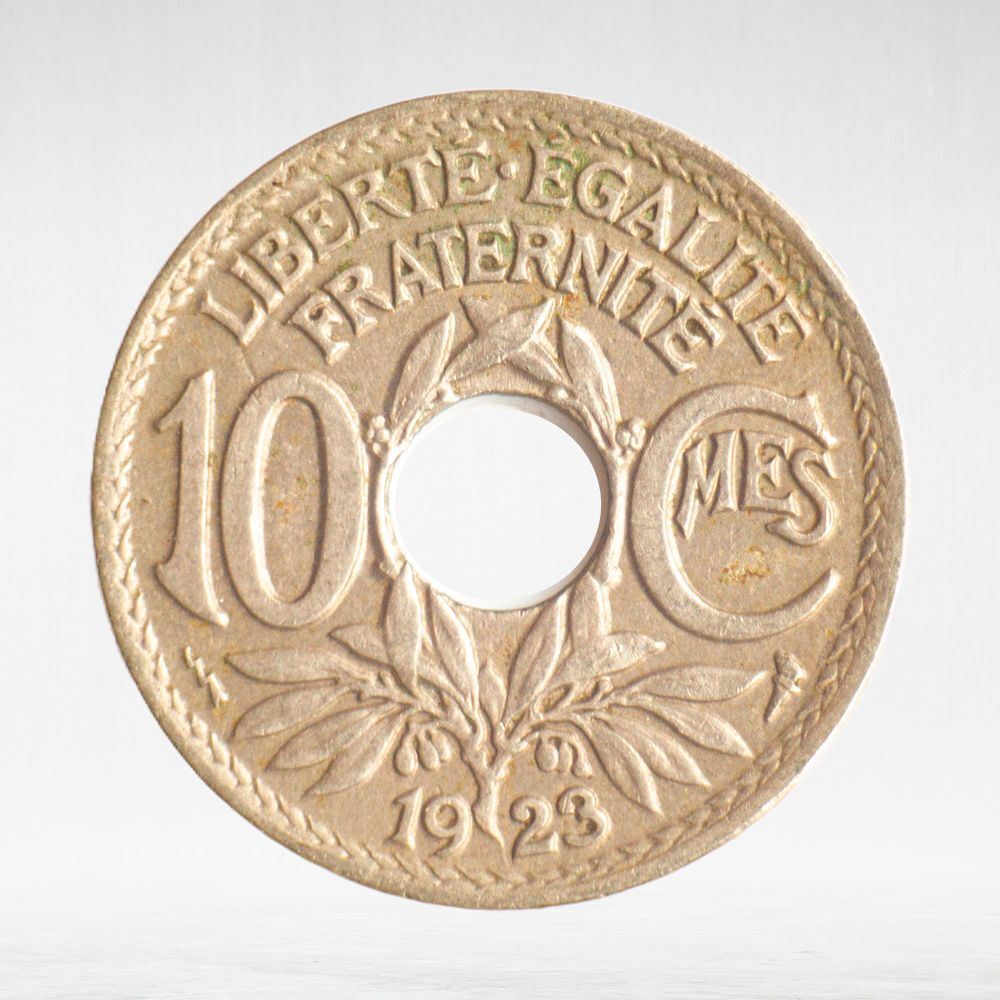 France, 10 Centimes 1923, XF