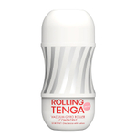 Белый мастурбатор 15,5см для устройства с вращением и созданием вакуума Tenga Rolling Gyro Roller Gentle TOC-101GS