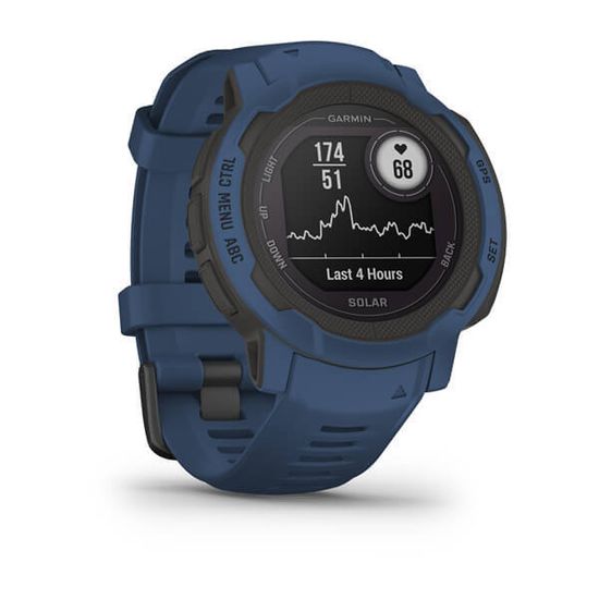 Умные часы Garmin Instinct 2 Solar синий