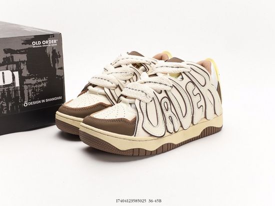 Кроссовки Old Order Skater 001 White/Brown