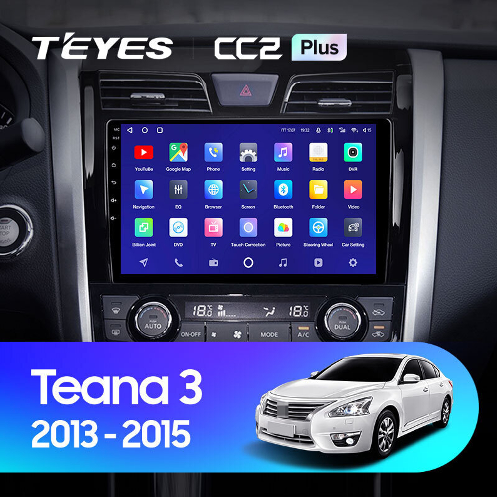 Teyes CC2 Plus 10.2" для Nissan Teana 2013-2015