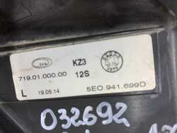 ПТФ передняя левая Skoda Octavia 3 (A7) 13-17 Б/У Оригинал 5E0941699D