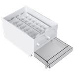 Холодильник с инвертором MAUNFELD MFF190NFB01