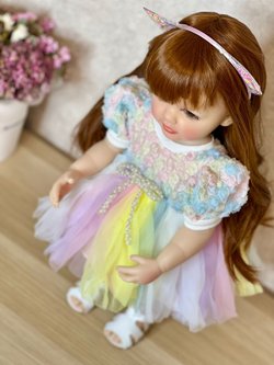 Кукла Реборн виниловая 55см в пакете (FA-540)