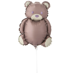 Шар Фольгированный Мишка милый (Коричневый)