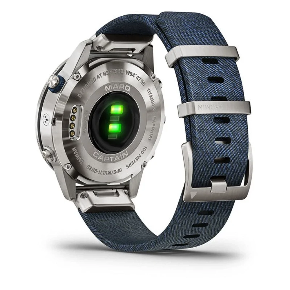 Спортивные титановые наручные часы GARMIN MARQ Captain, 010-02006-07