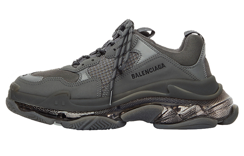 Balenciaga Balenciaga Triple S fashion retro low-cut daddy shoes men's gray