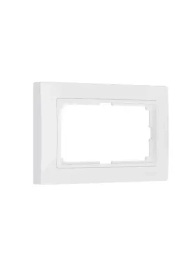 Рамка Werkel Snabb для двойной розетки белый