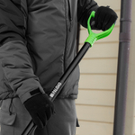 Лопата для уборки снега пластиковая Profi, 550 х 415 х 1405 мм, алюминиевый черенок, Palisad