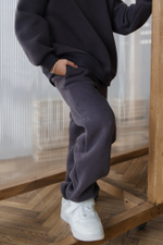 Джоггеры  с начёсом свободного кроя Ночь