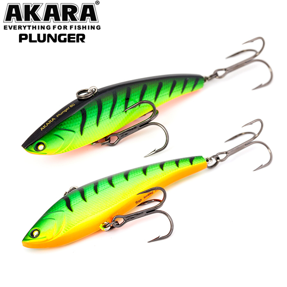 Воблер Akara раттлин Plunger 80 мм 16 гр. (4/7 oz 3,1 in) A8