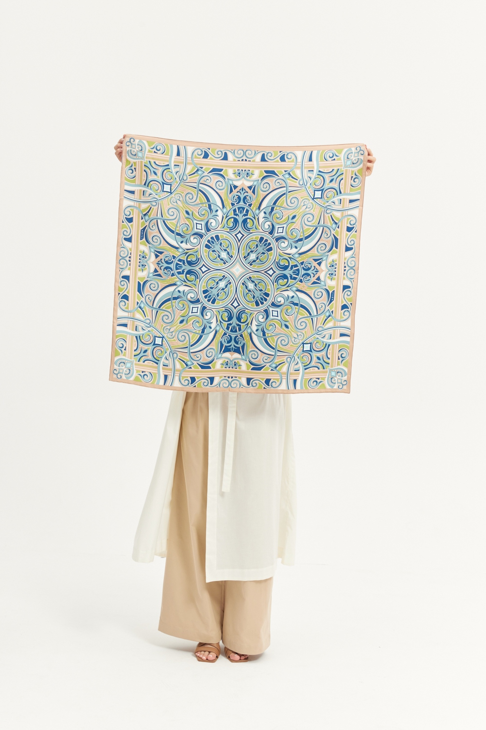 Платок, шелк