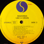 Madonna ‎– Like A Virgin (Германия 1985г.)
