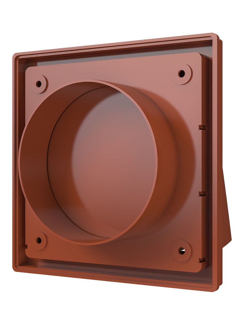 Выход стенной КФВ фланец D100 обр.клапан 150x150 ASA Terracotta ERA