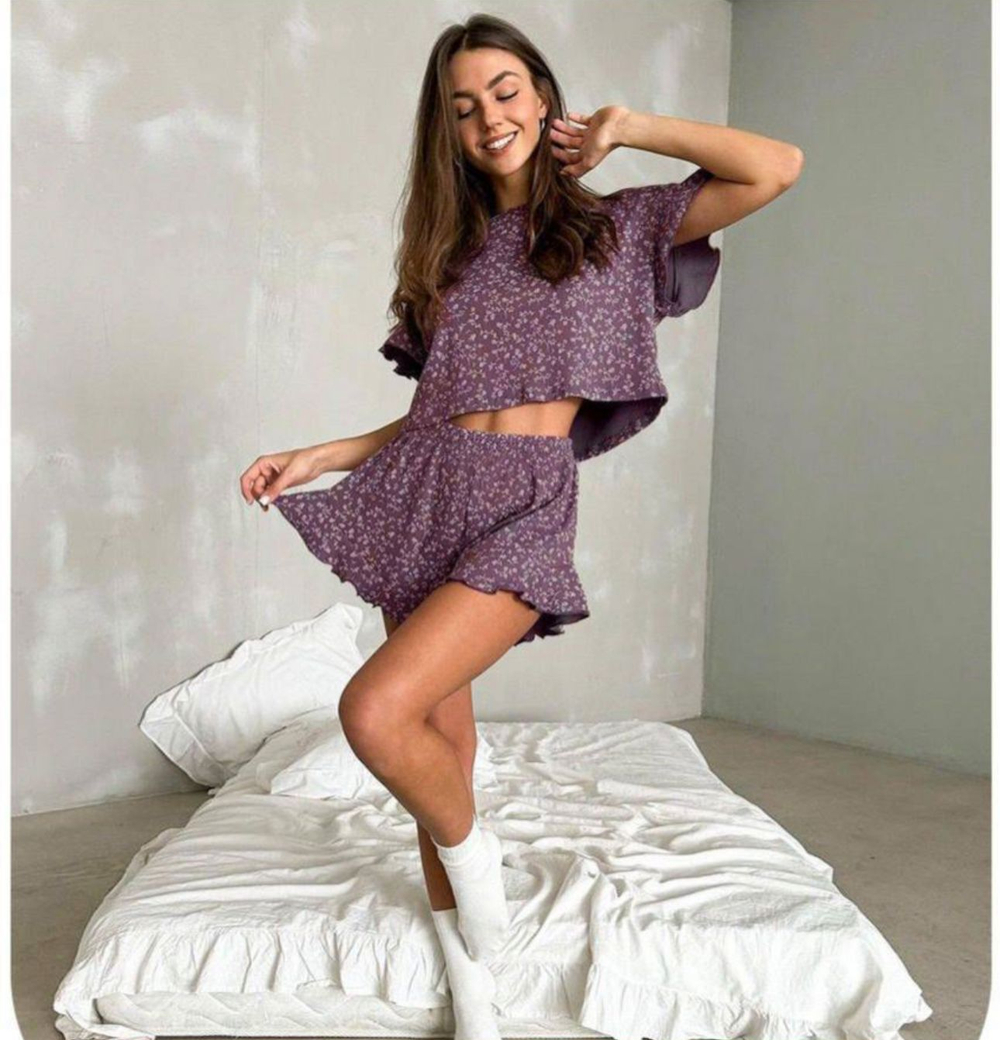 Домашняя одежда ZEPHYR HOME Сиреневая