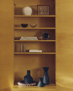 Ваза Evania из бежевой керамики 21 см