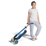 Самокат Globber Elite Deluxe Flash Lights синий