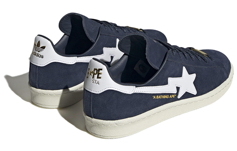 Adidas Originals x Bape Campus 80 "Collegiate Navy" sneakers