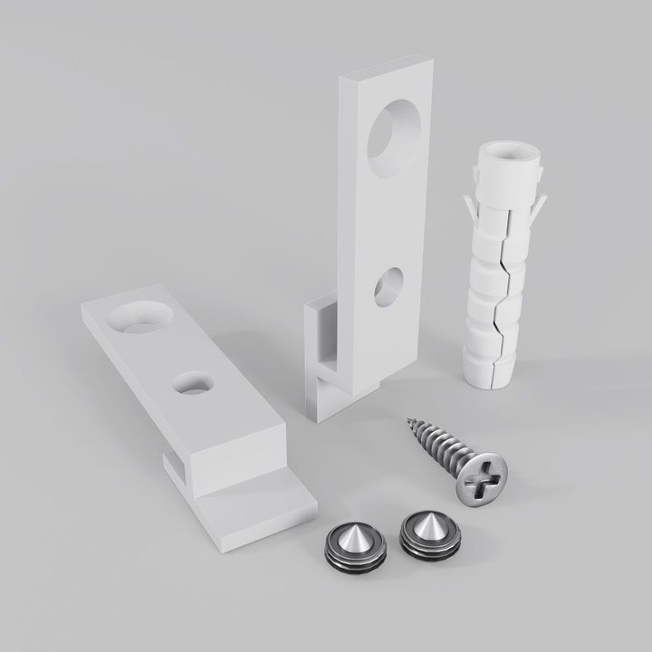 Комплект креплений для радиусного профиля Maytoni (2 шт) ALM-3535R-2MT