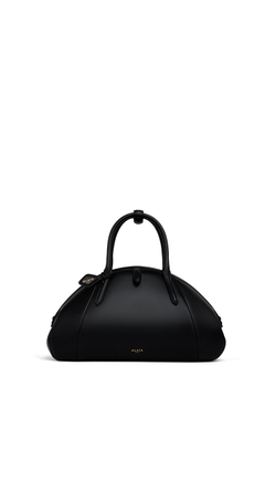 ALAÏA СУМКА С ВЕРХНЕЙ РУЧКОЙ ИЗ ТЕЛЯЧЬЕЙ КОЖИ, ЧЕРНЫЙ
