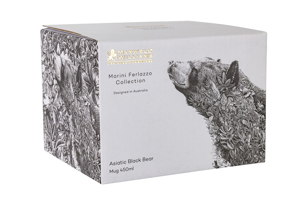 Кружка 0.45л Maxwell & Williams Черный медведь