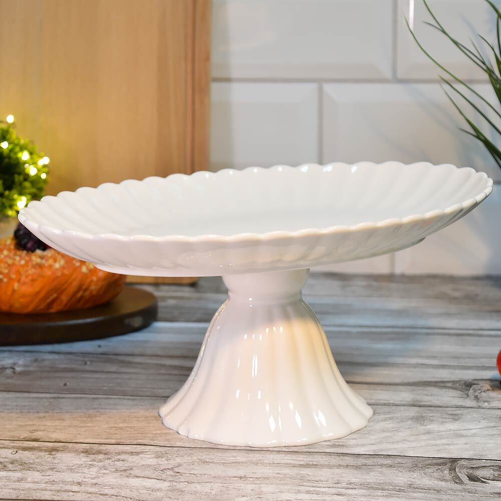 Фруктовница 30,5см на ножке, 202502