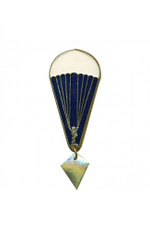 Значок Парашютист (чистый)