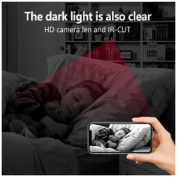 Мини Wi-Fi камера XPX W12 - 1080P Full HD - USB - ночное видение - датчик движения - поддержка TF карты