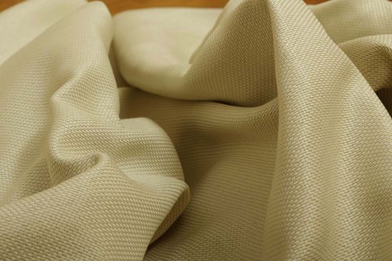 Готовая штора. Портьера под лён Oxford (сливочный)