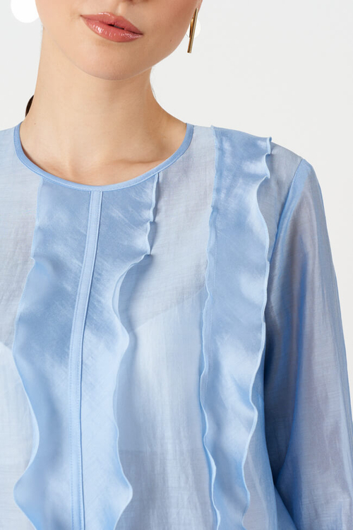 23218 Блузка женская (небесно-голубой)