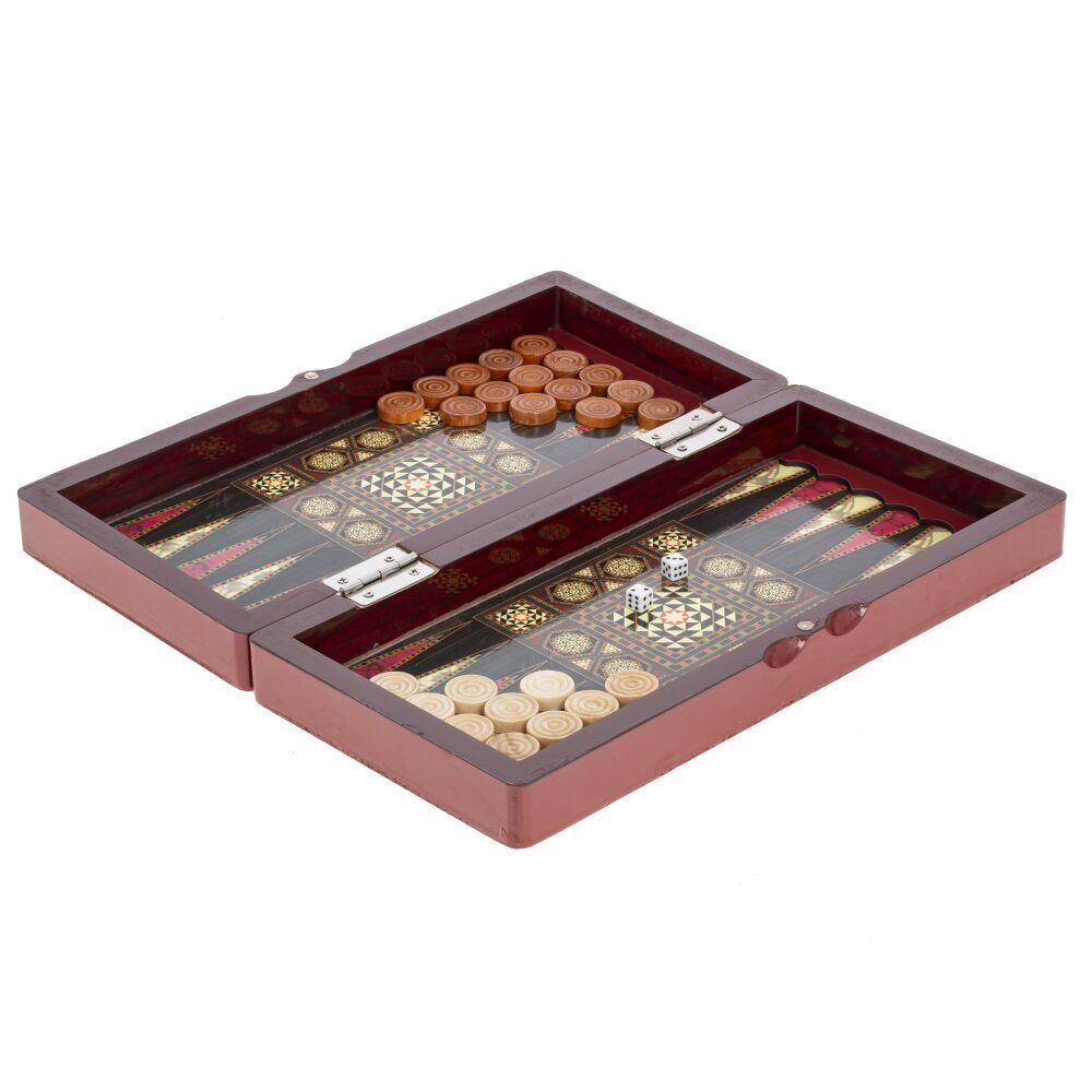 GAEM Игра настольная 3 в 1 (шахматы, шашки, нарды), L29 W14,5 H5 см