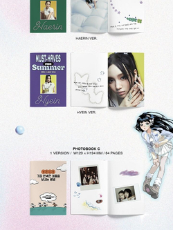 Альбом NEWJEANS - GET UP 2nd EP BUNNY BEACH BAG 6 Version SET