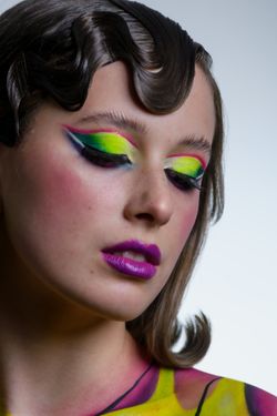Декоративный гель для лица, волос и тела Color Gel Yellow Neon