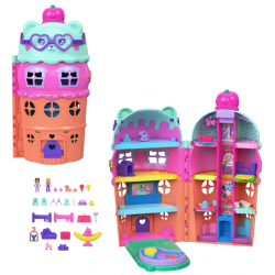 Polly Pocket - Игровой домик "Десерт мороженого" + 2 куклы + 25 аксессуаров JFT91