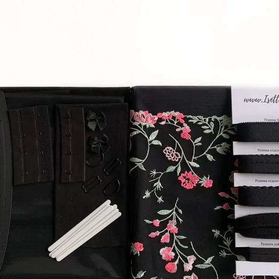 Набор Isetta max, черный/цветочный