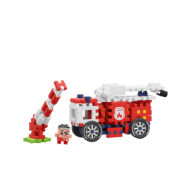 Marioinex - Конструктор Mini Waffle CITY Пожарная станция 280 элементов 906279
