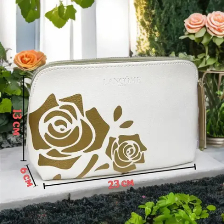 COSMO Косметичка Lancome бело-золотая