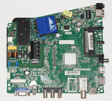 TP.MS3463S.PB801 mainboard телевизора Dexp F48C7200K