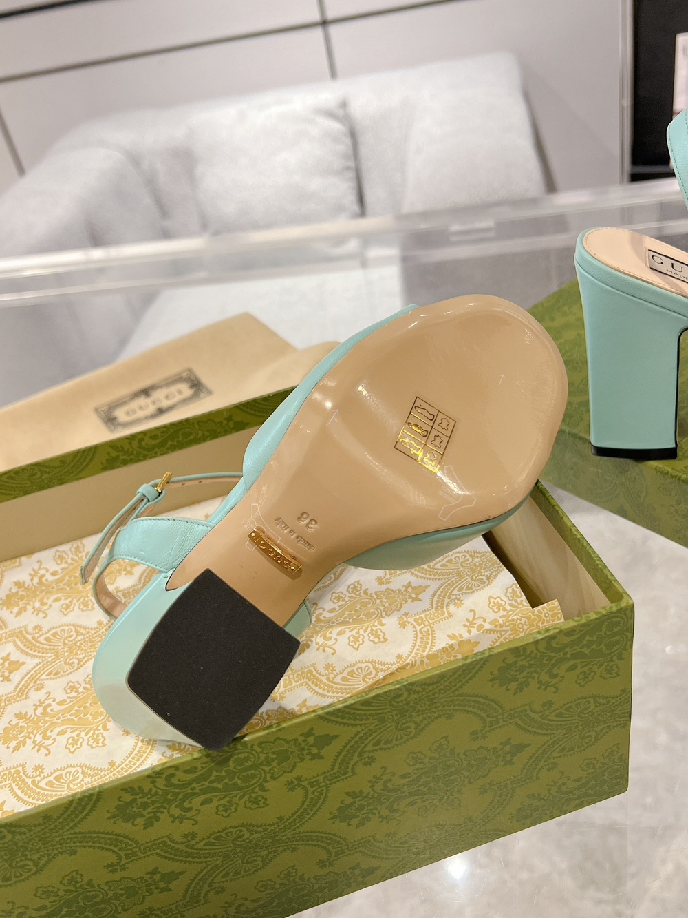 Gucci Horsebit Sandal 9.5 cm