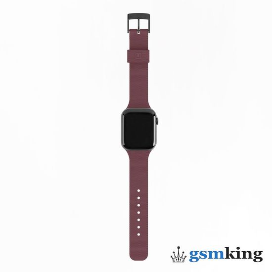 UAG DOT Textured Silicone Strap for Apple Watch 42|44|45mm Aubergine (Баклажановый)19249K314747