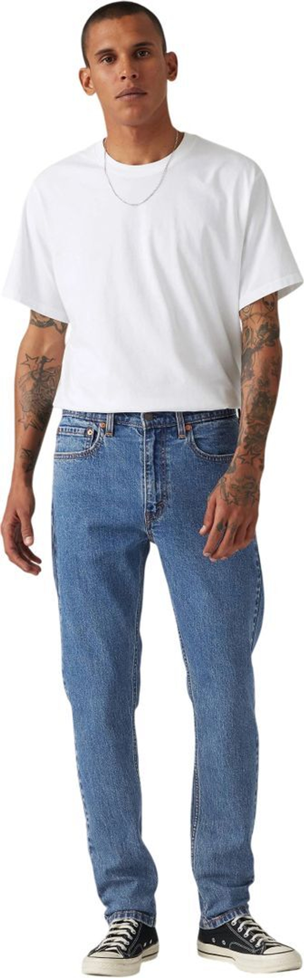Джинсы Levis 515 SLIM FIT STRAIGHT MED INDIGO - WORN IN синий